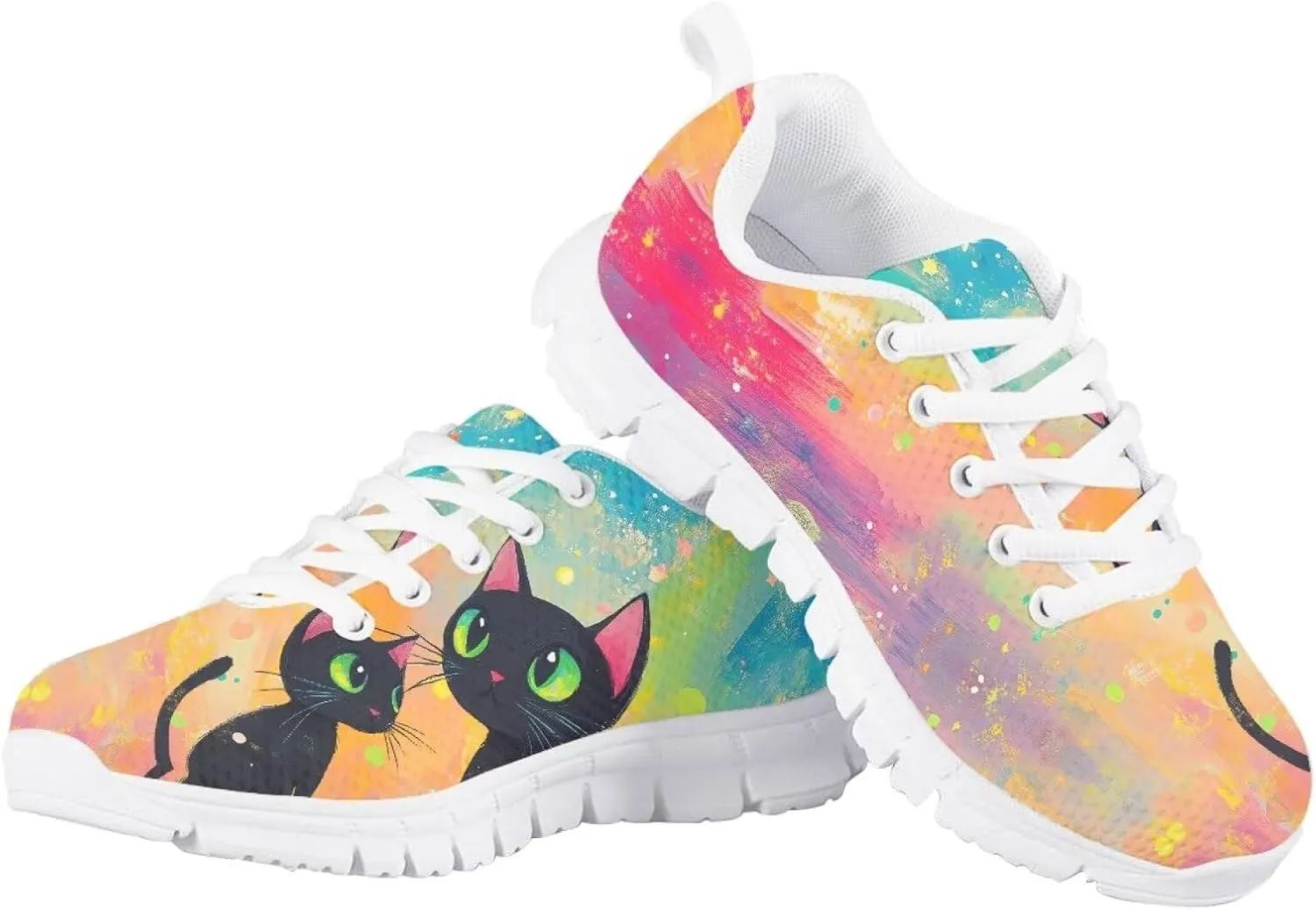 Forchrinse Kids Sneakers Boys Girls Blue Galaxy Running Tennis Walking Shoes Lightweight Breathable
