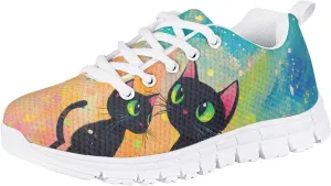 Forchrinse Kids Sneakers Boys Girls Blue Galaxy Running Tennis Walking Shoes Lightweight Breathable