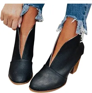 Gibobby Women's Orange Wedge Heel Ankle Boots Size 10-12, Casual Dressy Fashion Cowboy Style, Waterproof, Suede, Rhinestones, Sunflower Boots