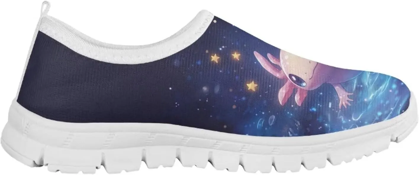 Girls Slip On Shoes Breathable Teen Girl Tennis Shoes for Outdoor Activities