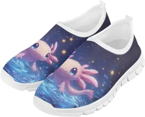 Girls Slip On Shoes Breathable Teen Girl Tennis Shoes for Outdoor Activities