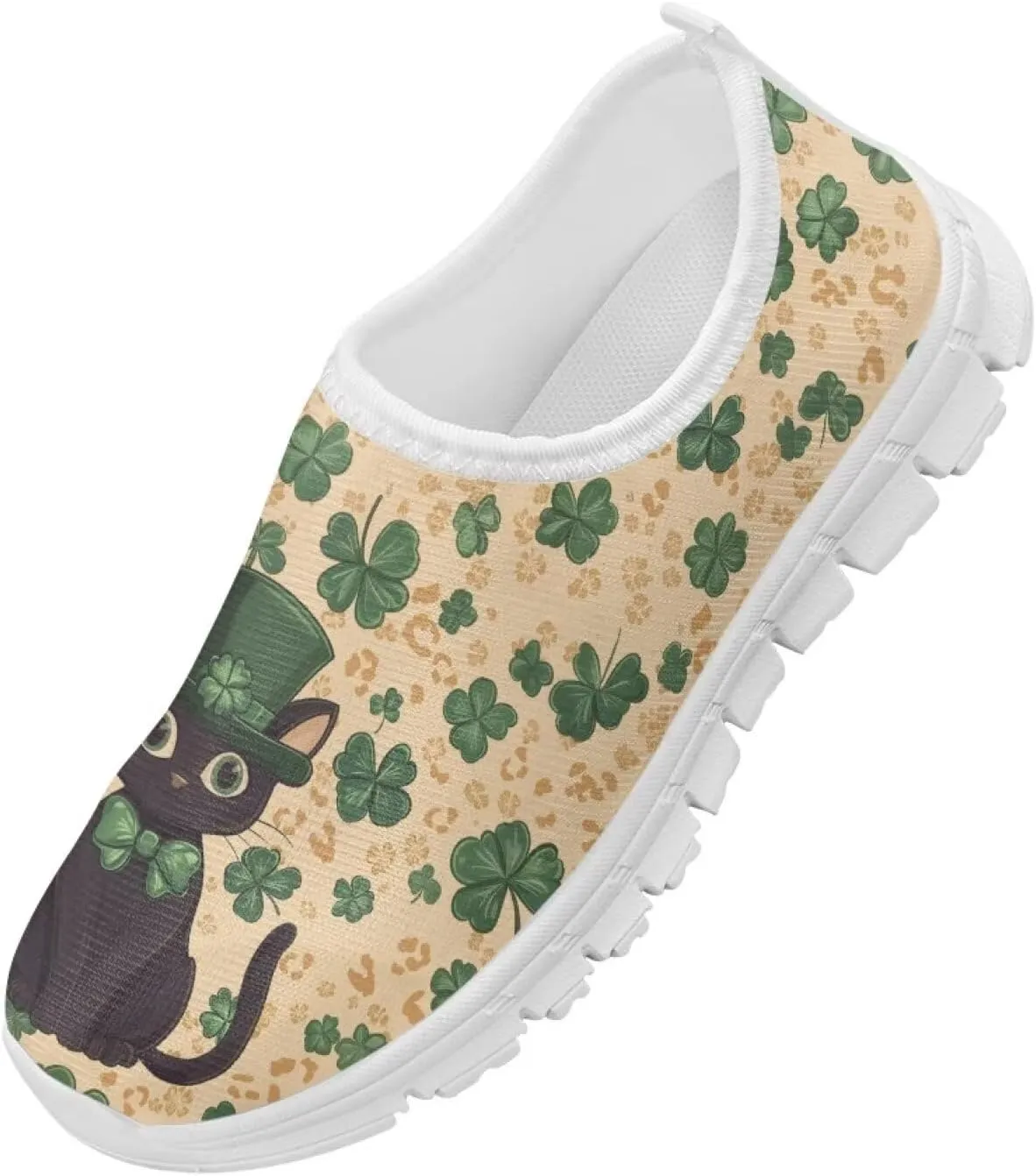 Girls Tennis Slip On Shoes St. Patrick's Day Gift Kids School Running Shoes