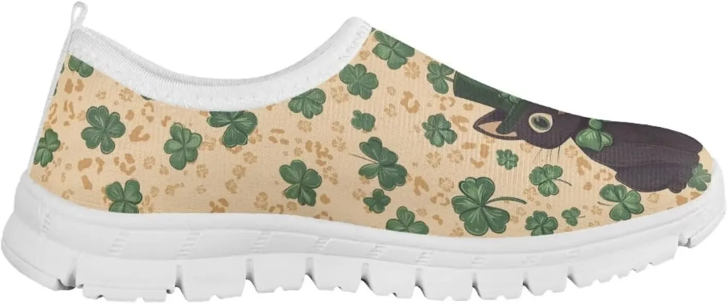Girls Tennis Slip On Shoes St. Patrick's Day Gift Kids School Running Shoes