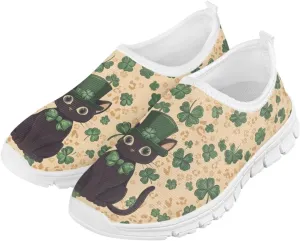 Girls Tennis Slip On Shoes St. Patrick's Day Gift Kids School Running Shoes