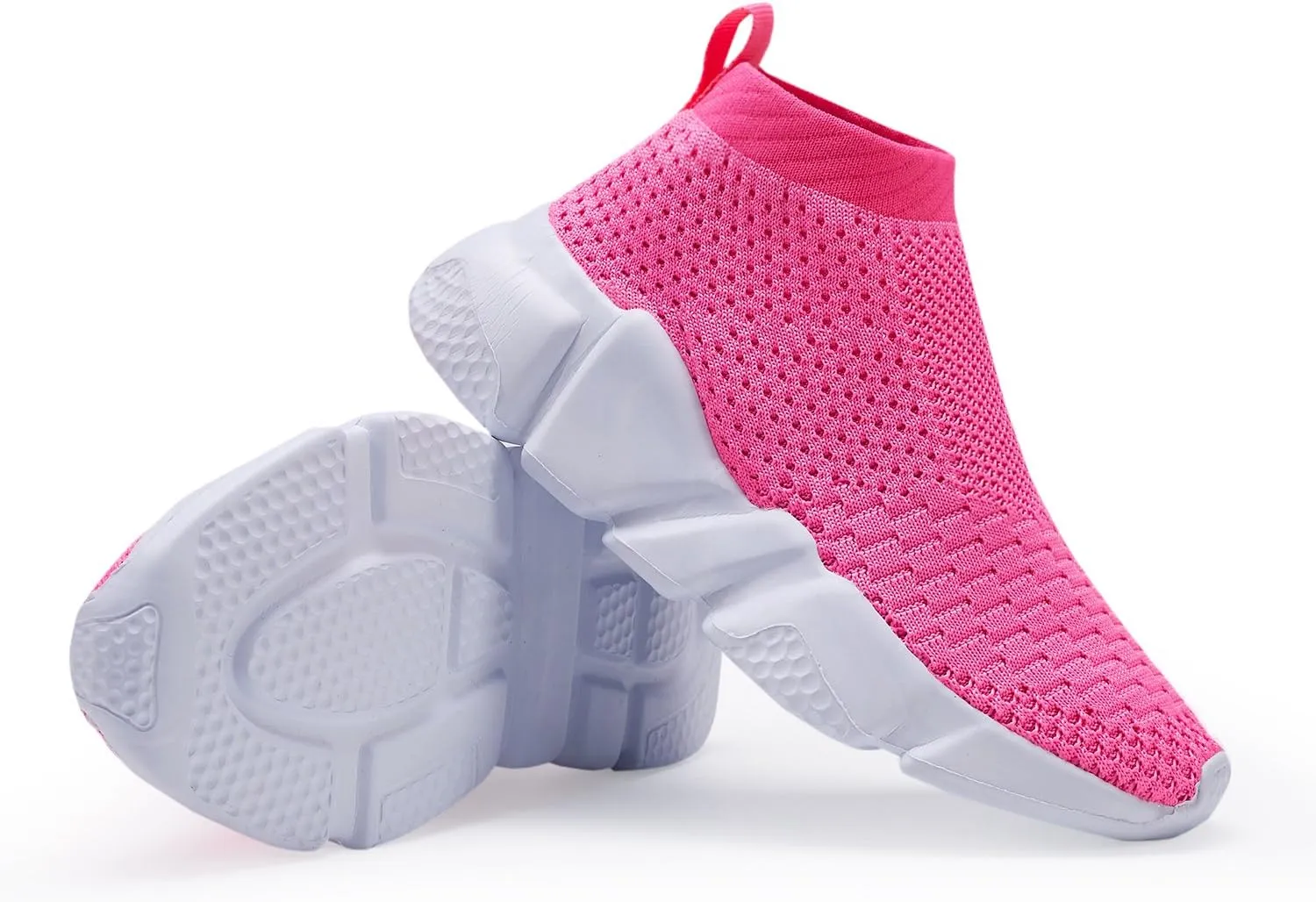 Hetios Girls Sneakers Running Shoes High-Heeled Socks Shoes Boys Athletic Sneakers Kids Sock Shoes (Toddler/Little Kid/Big Kid)