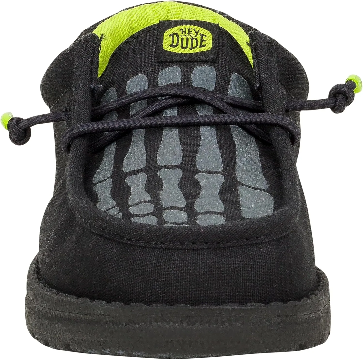 Hey Dude Men's Wally T Skeleton Feet (Toddler) Sneaker