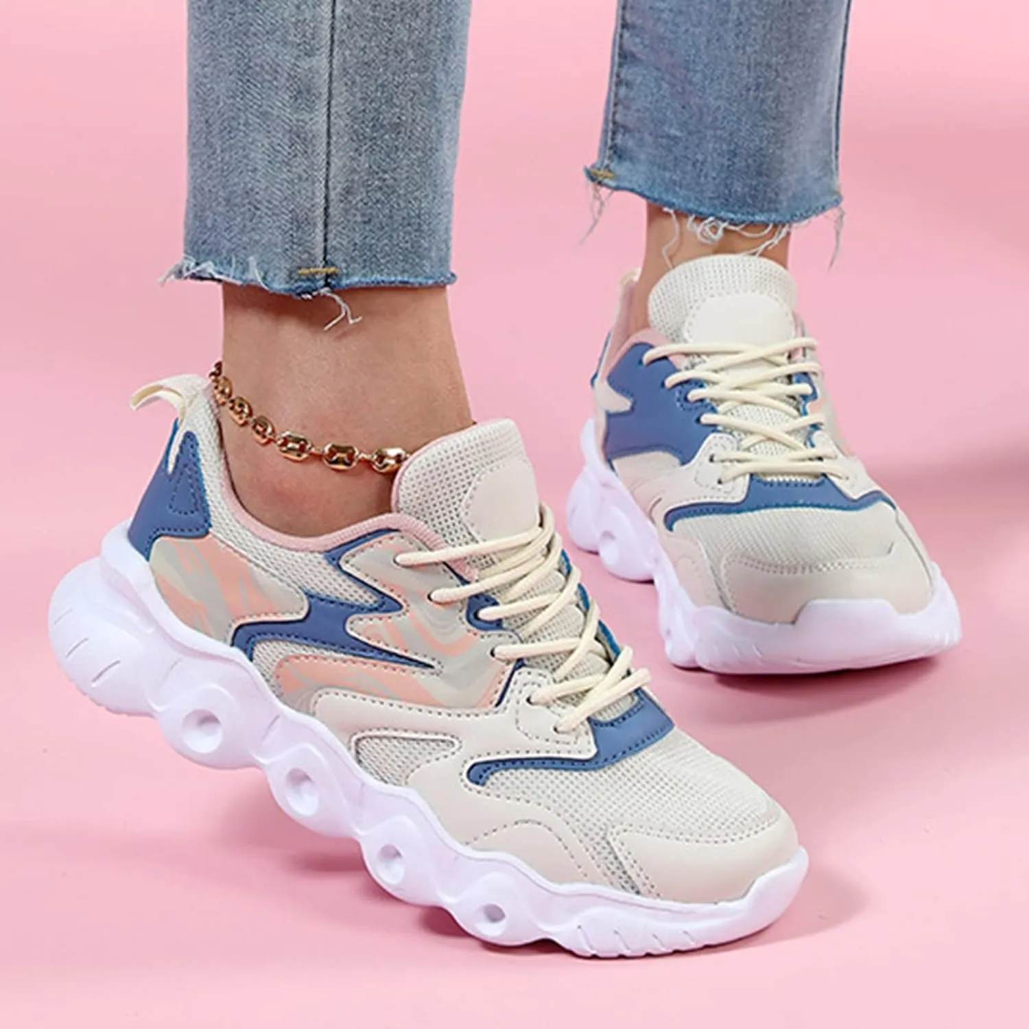 High Top Sneakers for Women Walking Shoes for Women with Arch Support and Comfort Wide Toe Black Sneakers for Women Slip On Women's Fashion Platform High Top Sneakers Zapatos Comodos De Mujer Suaves
