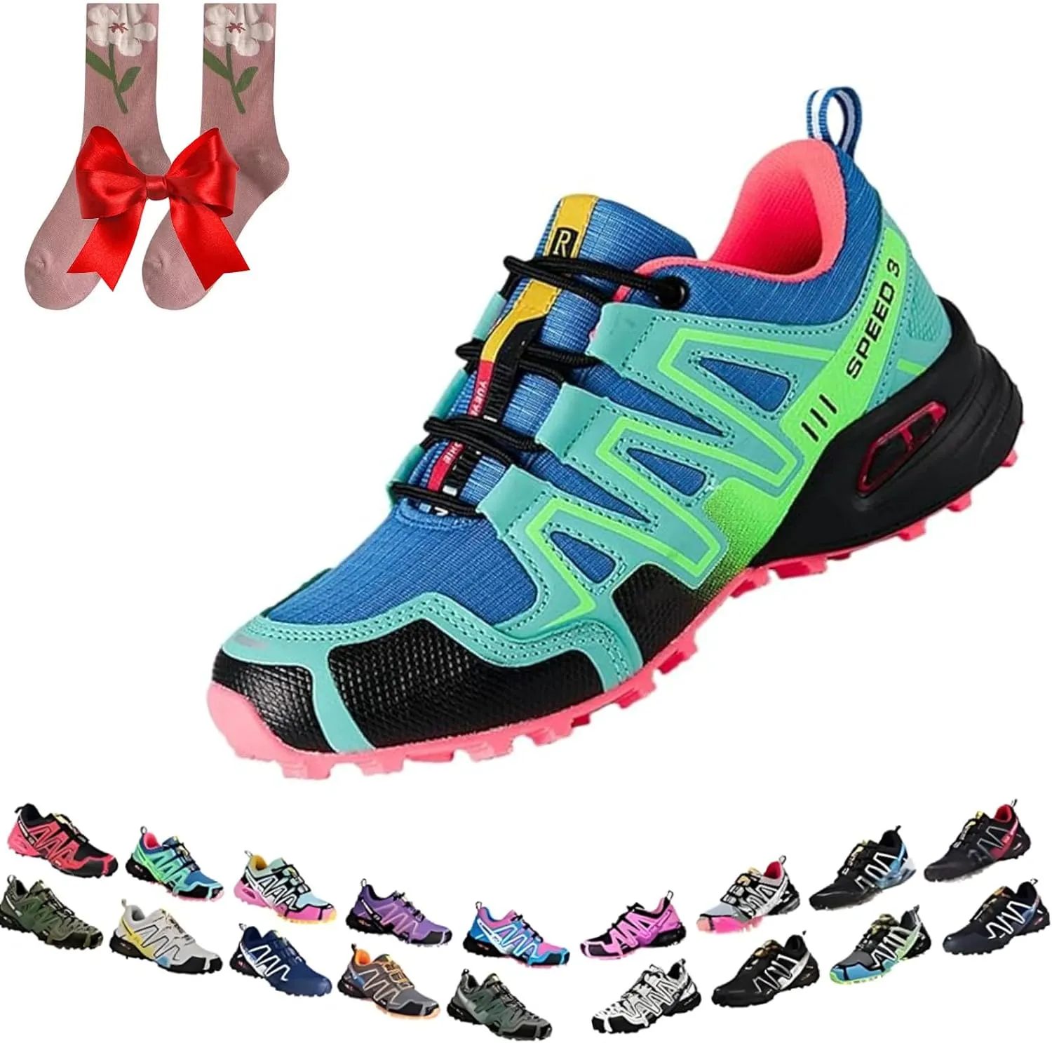 Hike Balance Shoes Women, Hike Balance Ortho Shoes, Comfort Outdoor Sneakers, Non-Slip, Breathable, Lightweight and Flexible