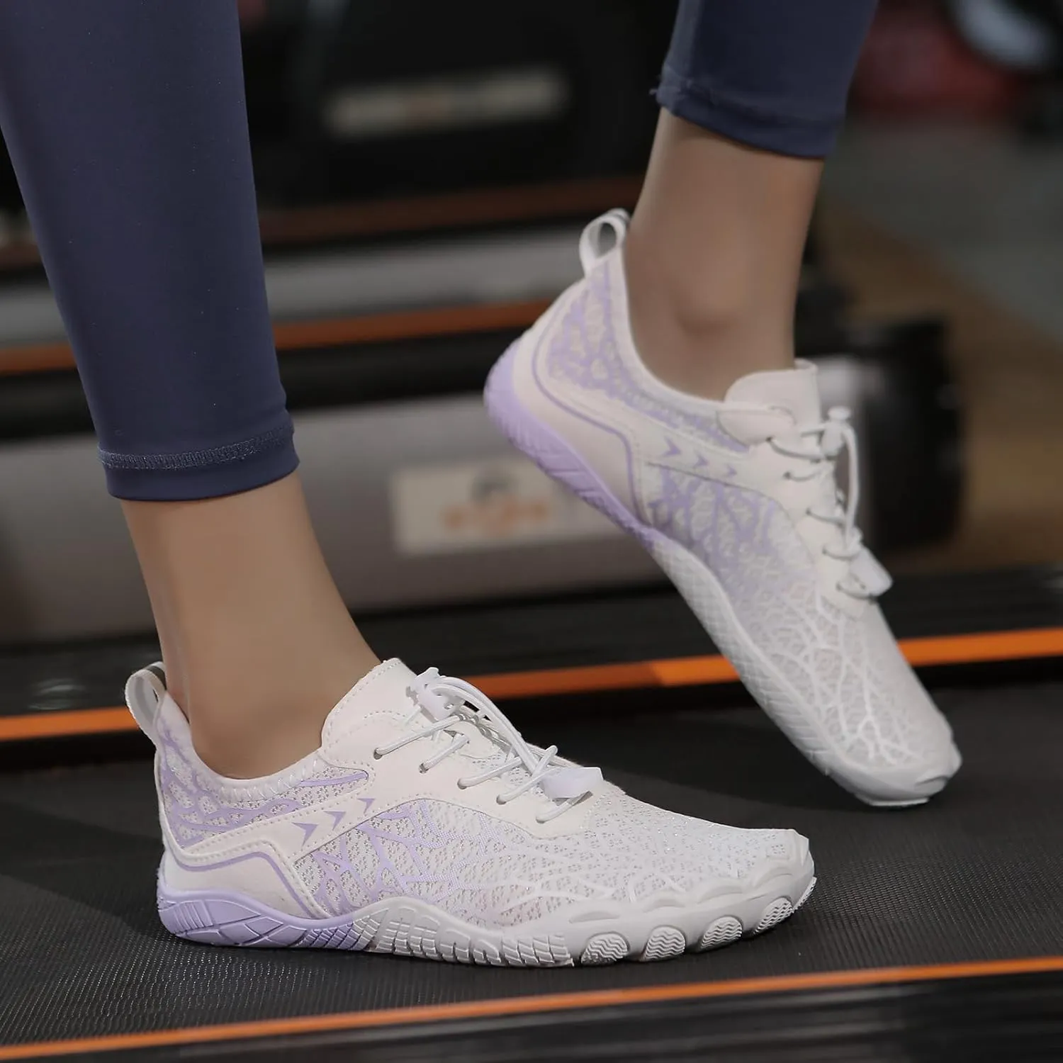 Hike Barefoot Shoes Ultra Light Breathable Non-Slip Athletic Footwear Comfort Wide Width Running Shoes for Women Men All-Match Sneakers On Feet All Day