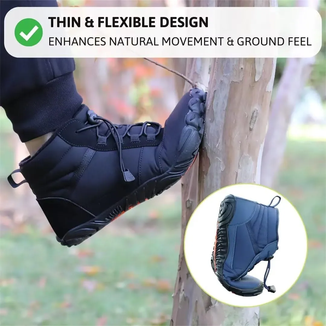 Hiking Shoes Barefoot Womens Mens, Outdoor Waterproof Winter Barefoot Shoes