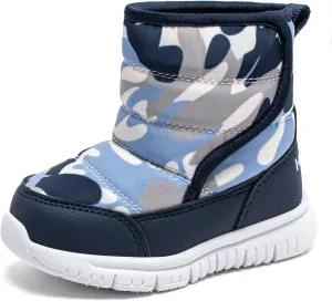 HOBIBEAR Boys Girls Toddler Snow Boots Waterproof Slip Resistant Outdoor Winter Shoes(Toddler/Little Kids/Big Kids)