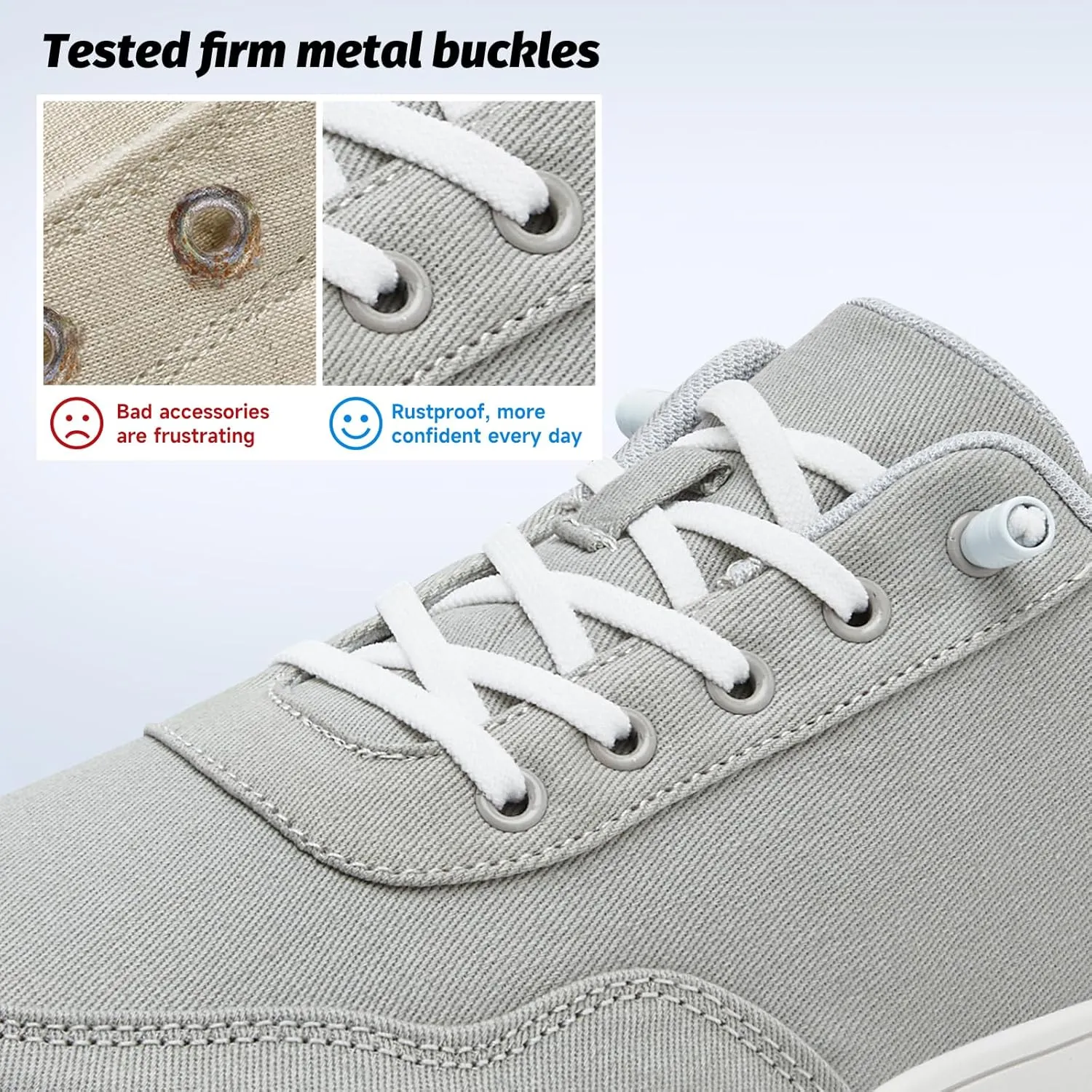 HOBIBEAR Womens Mens Hands Free Slip On Sneakers Comfort Wide Minimalist Barefoot Canvas Shoes