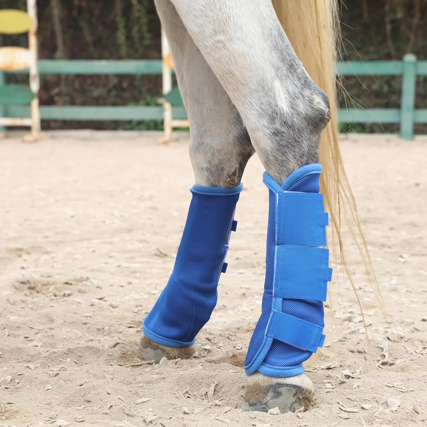 Horse Fly Boots - Perfect for Equine Leg Wraps and Maximum Horse Fly Protection - Set of 4