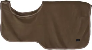 HORZE Marquess Fleece Riding Blanket - Wedgewood Brown - 72 in
