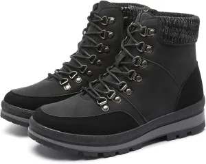 HYPOCRUTE Winter Snow Boots for Women Water Resistant Hiking Work Boots Women’s Snow Ankle Boots Comfortable Outdoor Shoes