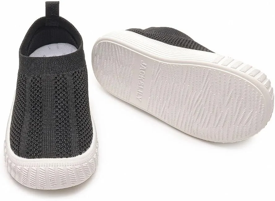 Jack & Lily Baby, Toddler & Kids Walking Shoes – Non-Slip, Washable Slip-On Sneakers for Boys & Girls – Indoor & Outdoor Use