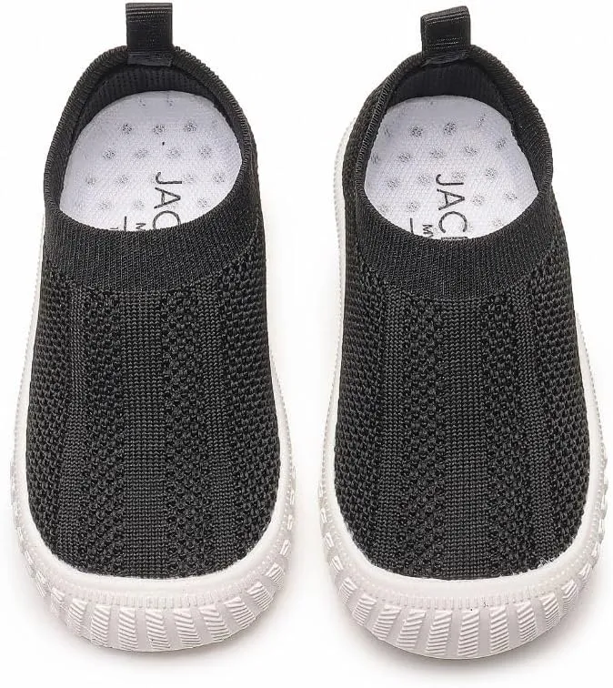 Jack & Lily Baby, Toddler & Kids Walking Shoes – Non-Slip, Washable Slip-On Sneakers for Boys & Girls – Indoor & Outdoor Use