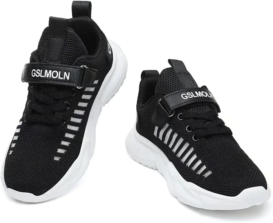 Jakcuz Children Fashion Platform Sneakers Kids Ultra Lightweight Breathable Casual Gym Sport Walking Shoes for Girls Boys