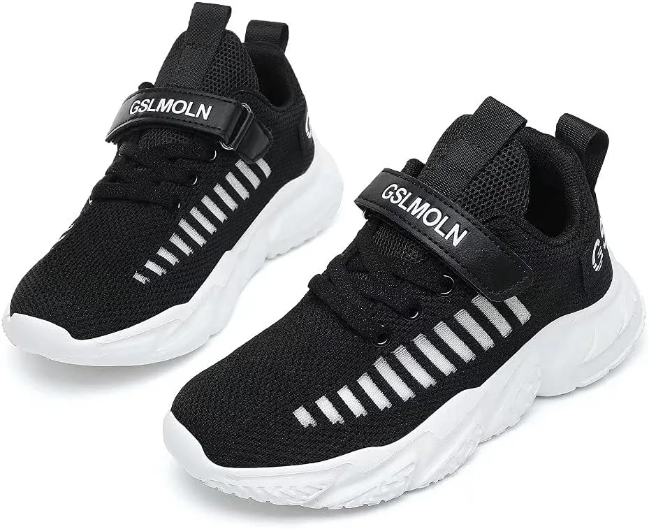 Jakcuz Children Fashion Platform Sneakers Kids Ultra Lightweight Breathable Casual Gym Sport Walking Shoes for Girls Boys