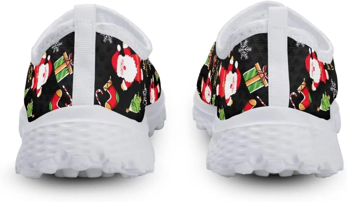 Jeiento Christmas Athletic Running Shoes for Women - Fashion Tennis Walking Sneakers