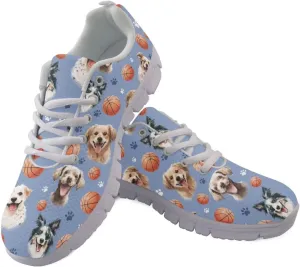 Jeiento Outdoor Running Shoes for Women Men Teenager Non Slip Fashion Mesh Gym Sports Shoes Workout Casual Sneakers for Teenager Girls