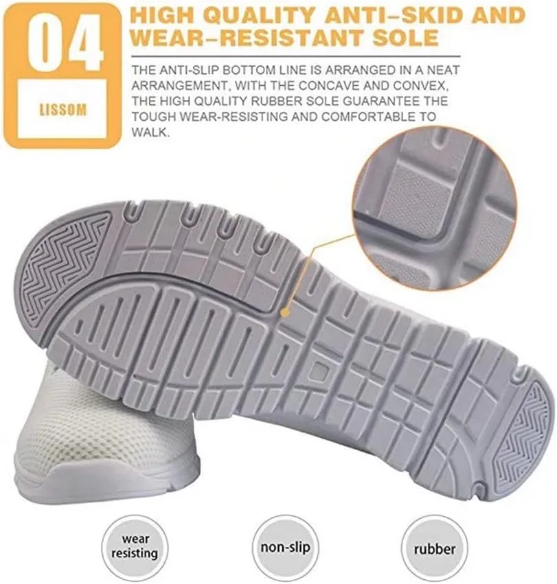 Jeiento Unisex Children Sports Shoes Running Hiking Walking Shoes Mesh Fitness Shoes School Students Shoes