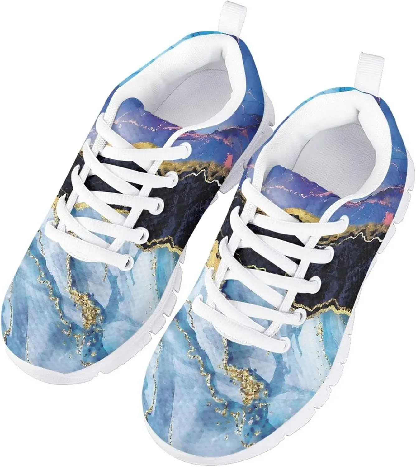 Jeiento Unisex Children Sports Shoes Running Hiking Walking Shoes Mesh Fitness Shoes School Students Shoes
