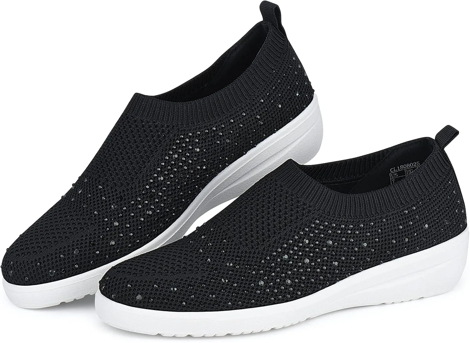 JENN ARDOR Womens Slip Ons Sneaker Shoes Mesh Knit Casual Walking Shoes Breathable Lightweight Fashion Sock Sneakers