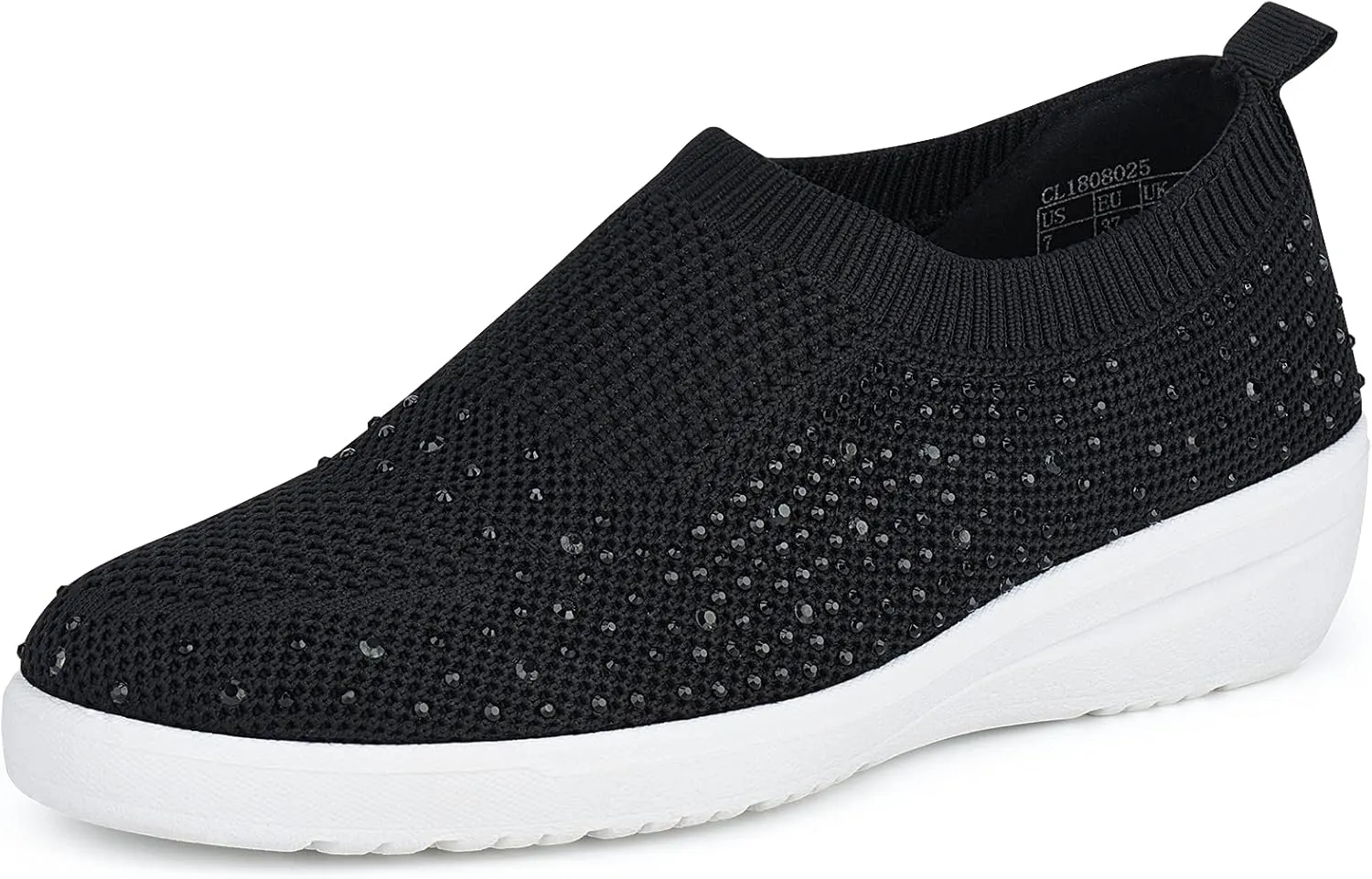 JENN ARDOR Womens Slip Ons Sneaker Shoes Mesh Knit Casual Walking Shoes Breathable Lightweight Fashion Sock Sneakers