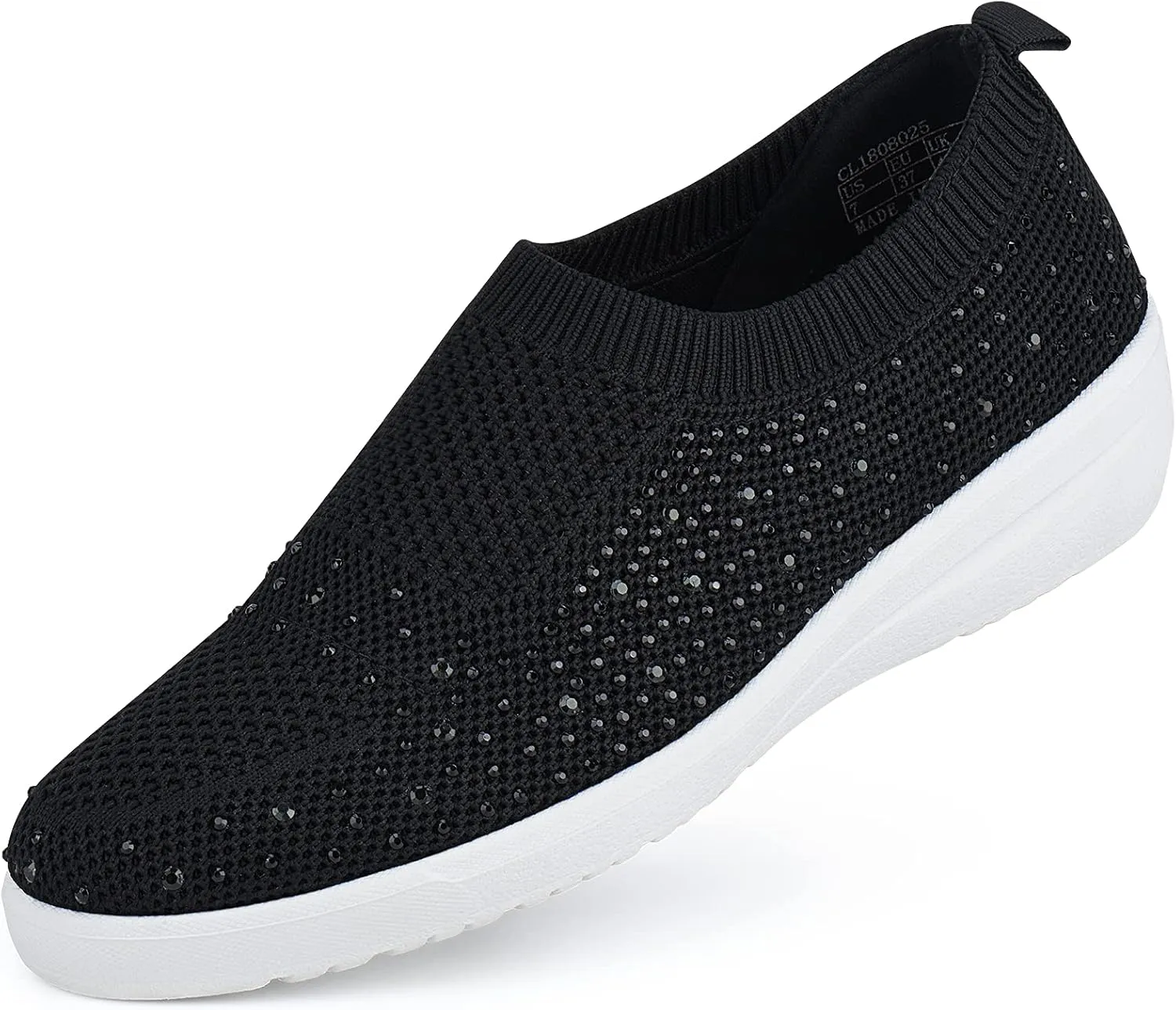 JENN ARDOR Womens Slip Ons Sneaker Shoes Mesh Knit Casual Walking Shoes Breathable Lightweight Fashion Sock Sneakers