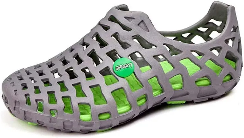 Jinsha Couple Mules Garden Clogs Shoes Casual Slippers with Arch Support Lightweigh Sandals Summer Anti-Slip Beach Shoes