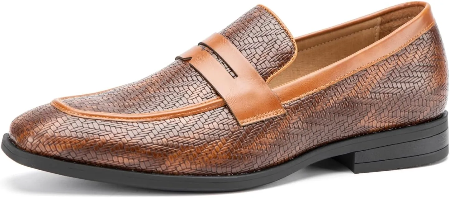 JITAI Mens Velvet Loafers Dress Shoes Loafers for Men Tuxedo Suit Shoes