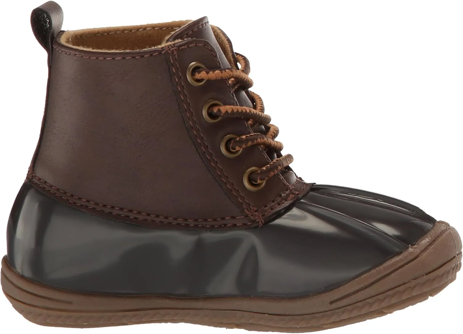 Josmo Unisex-Child Kids Lace-up Outdoor Rain Duck Boots
