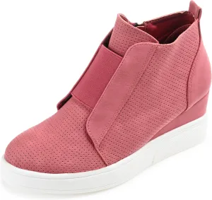 Journee Collection Womens Clara Platform Casual and Fashion Sneakers