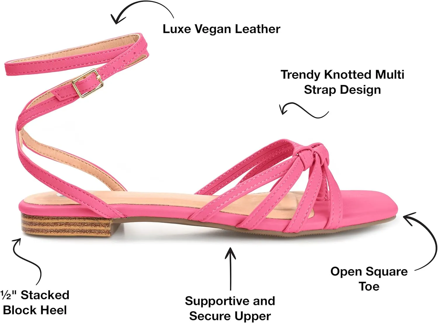 Journee Collection Women's Indee Sandal Flat