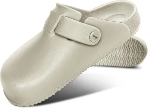 KEMISANT Women Clogs,Comfortable Mules Sandals Slippers Nurse Garden Shoes Unisex for Men Cushioned Support
