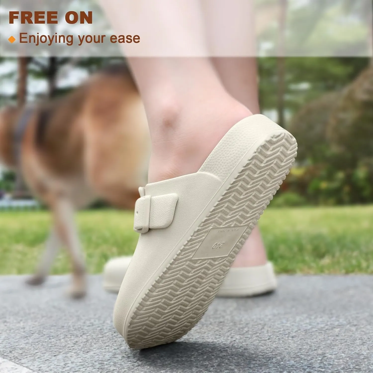 KEMISANT Women Clogs,Comfortable Mules Sandals Slippers Nurse Garden Shoes Unisex for Men Cushioned Support