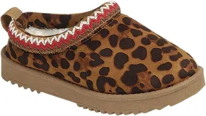 Kids & Girls Mini Low Ankle Boot Fur Lined Warm Slipper Shoes