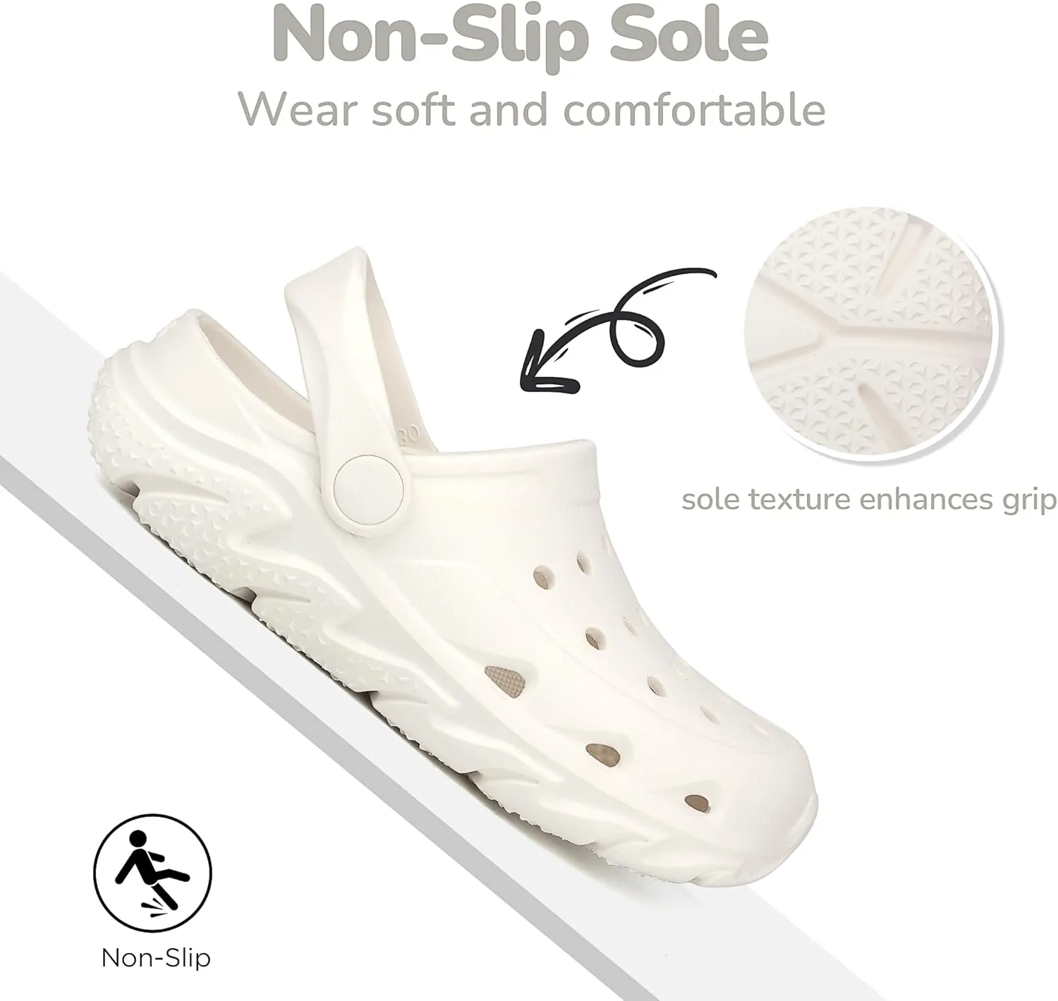 Kids Clogs Boys Girls Garden Shoes Slip On Shower Slide Sandals Summer Outdoor Beach Pool Slippers