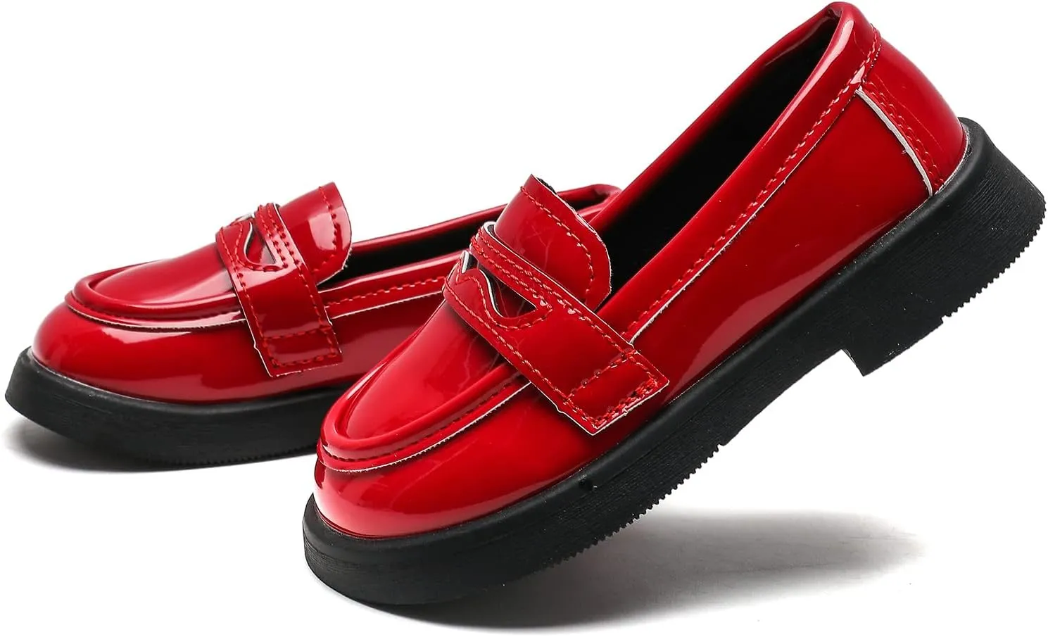 Kids Dress Shoes Girl’s Boy’s Oxford Shoes Slip On School Uniform Shoes