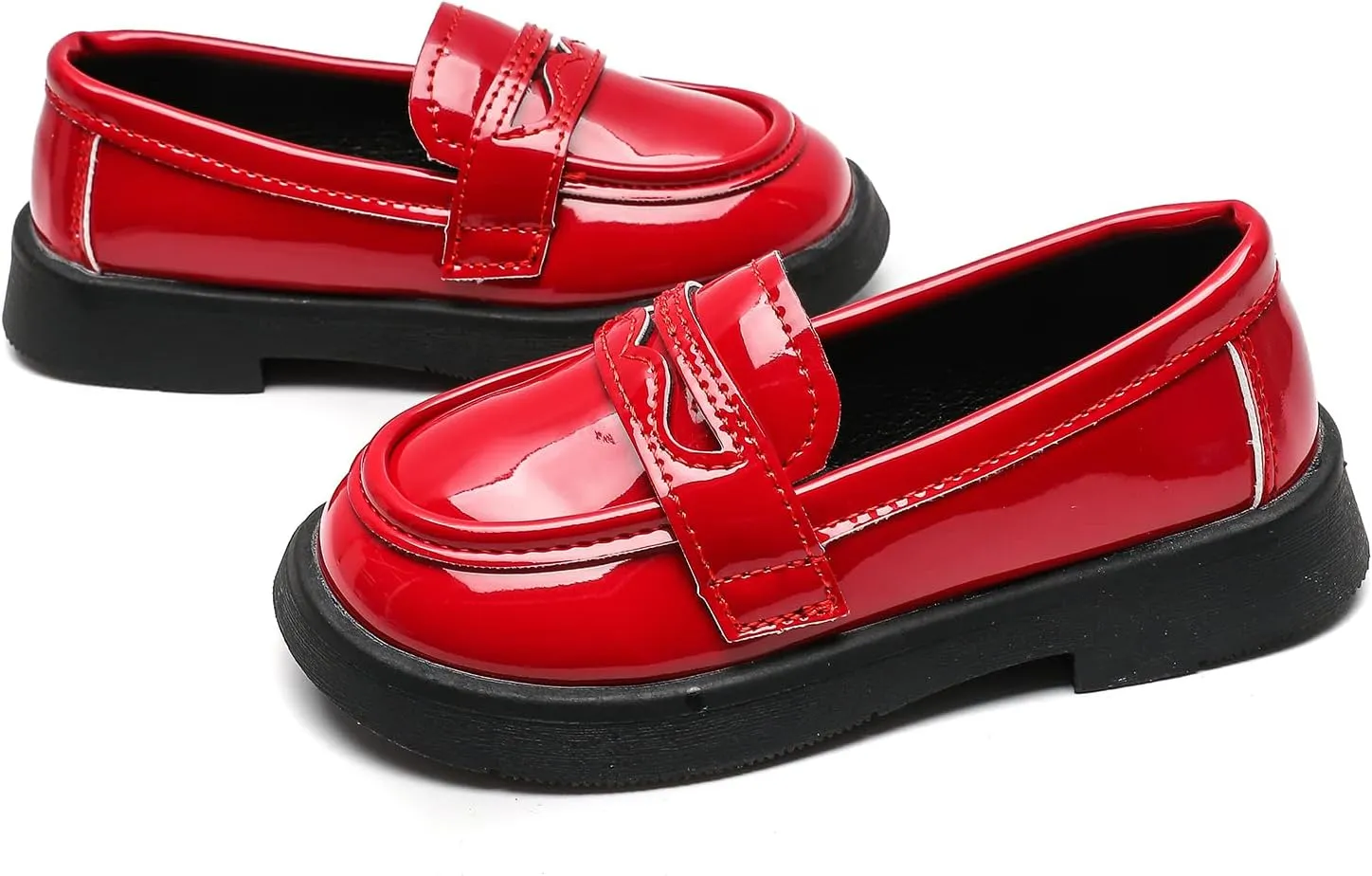 Kids Dress Shoes Girl’s Boy’s Oxford Shoes Slip On School Uniform Shoes