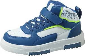 Kids Sneakers for Boys Girls High Top Skate Shoes Unisex-Child Casual Walking Shoes Lightweight Breathable Non-Slip Athletic Shoes