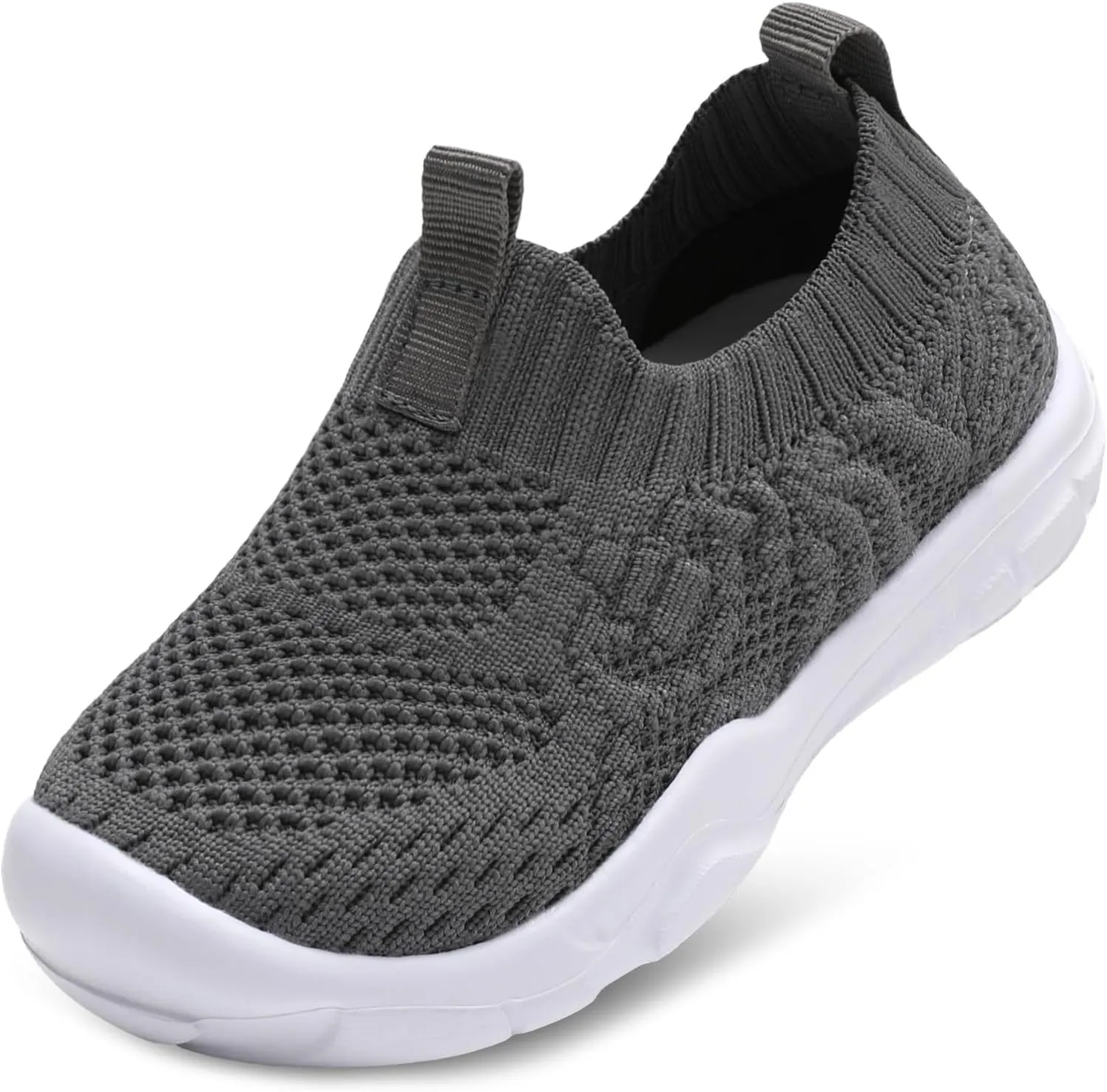 L-RUN Toddler Shoes Barefoot Kids Sneakers Wide Toe Box Boys Girls Tennis Shoes Lightweight Baby Walking Shoes Slip on Shoes