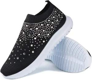 Ladmiple Sneakers For Women Slip On Walking Shoes Dressy Casual Summer Fashion Comfortable Non Slip Flats Loafers