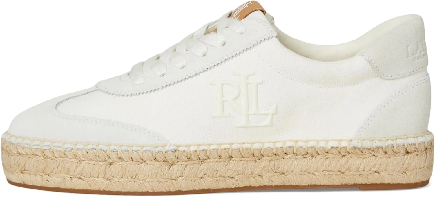 Lauren Ralph Lauren Women's Luize Canvas & Suede Espadrille Sneaker