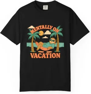 Lazy T-Shirt, Funny Sloth Hammock Tee for Women & Men, Lazy Mood Shirt, Summer Travel, Chill Vibes, and Mental Getaway Outfit