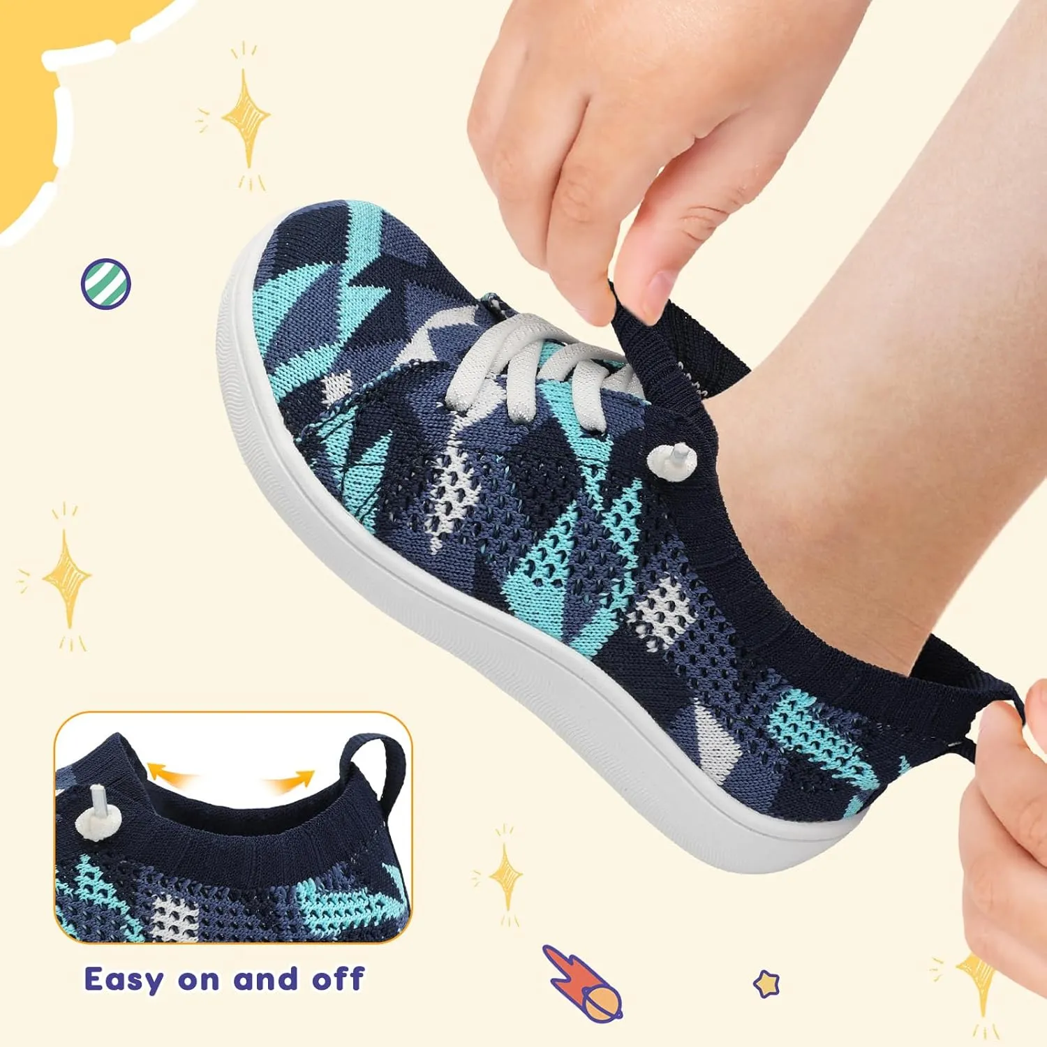LeIsfIt Toddler Shoes Girls Boys Wide Shoes Kids Zero Drop Minimalist Sneakers Barefoot Slip on Tennis Sneakers