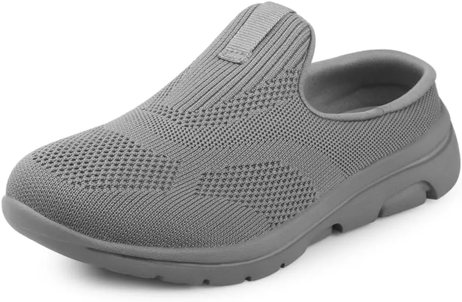 Lightweight Slip On Shoes for Women Comfort Mules Breathable Mesh Walking Slipper