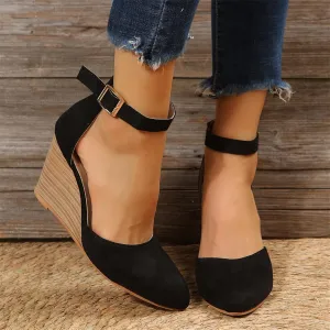 Low Heel Sandals for Women Dressy Summer 2025 Casual Sandals Ladies Wedge Sandals for Women Comfortable Platform Sandals with Ankle Strap Wide Width Platform Wedge Sandals Party Dress Shoes