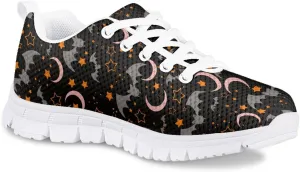 MARSVOVO Kids Halloween Sneakers for Boys Breathable Athletic Christmas Walking Shoes for Girls Most Comfortable Casual Classic Fashion Playing Sports Shoes